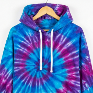 Galaxy Spiral Tie-Dye Hoodie